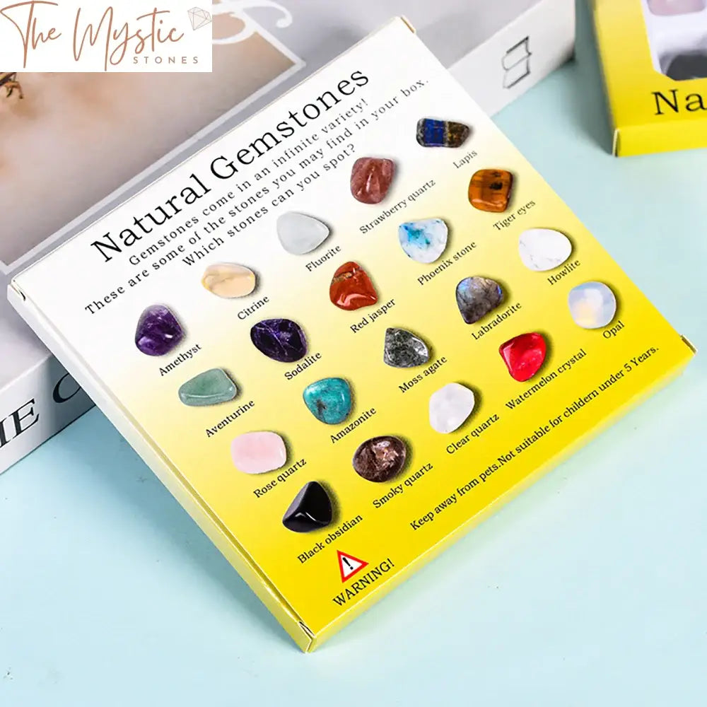 Natural Crystal & Gemstone Collection - 20 Piece Set