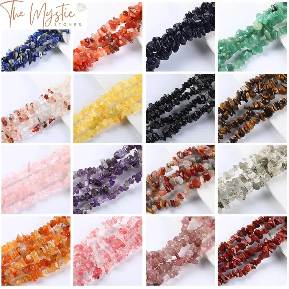 Natural Gemstone Chip Bead Strand