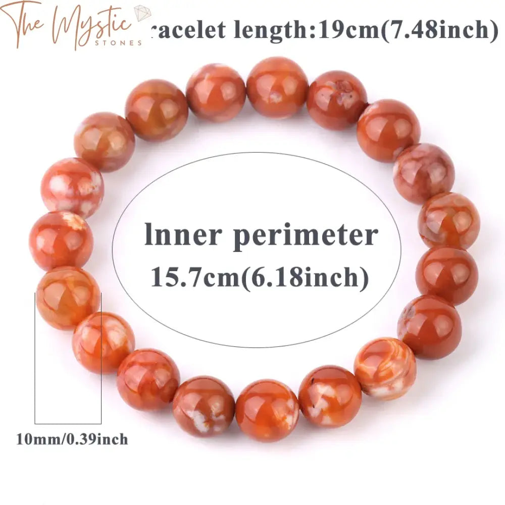 Natural Gemstone Onyx Agate Chakra Bracelet