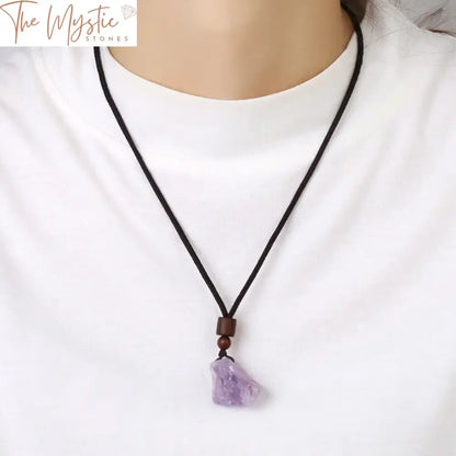 Natural Gemstone Pendant Necklace