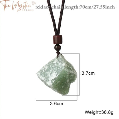 Natural Gemstone Pendant Necklace