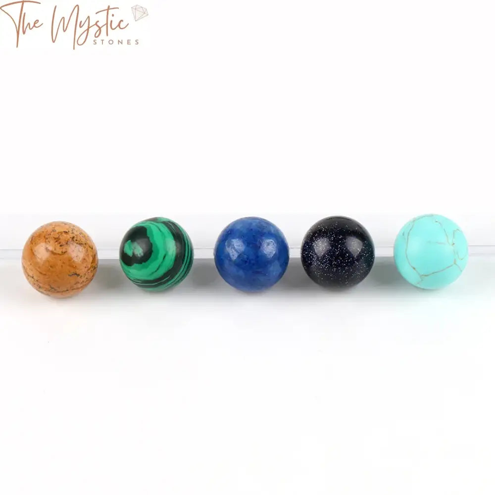 Natural Gemstone Round Beads For Locket Pendant