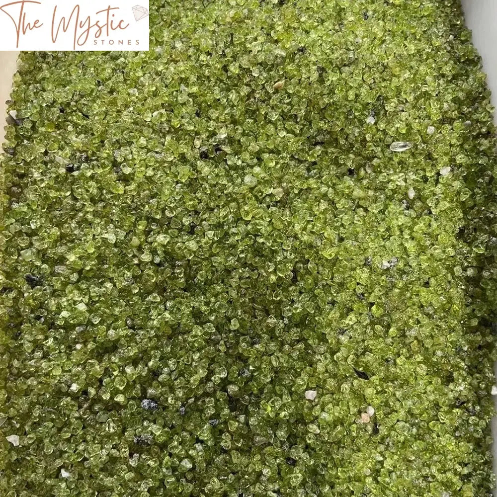 Natural Peridot Olivine Chips 2-4Mm