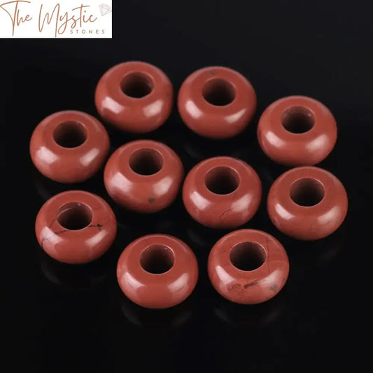 Natural Stone 12Mm Round Beads With Large Hole