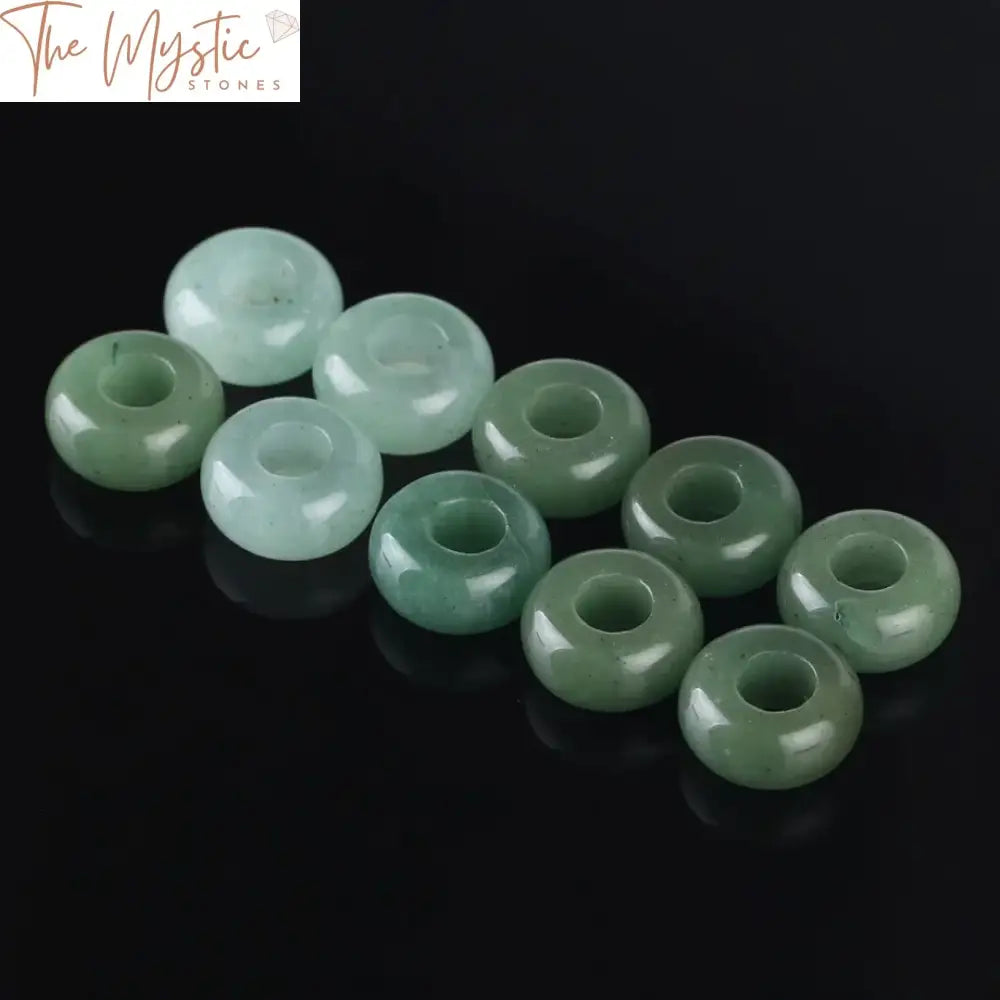 Natural Stone 12Mm Round Beads With Large Hole