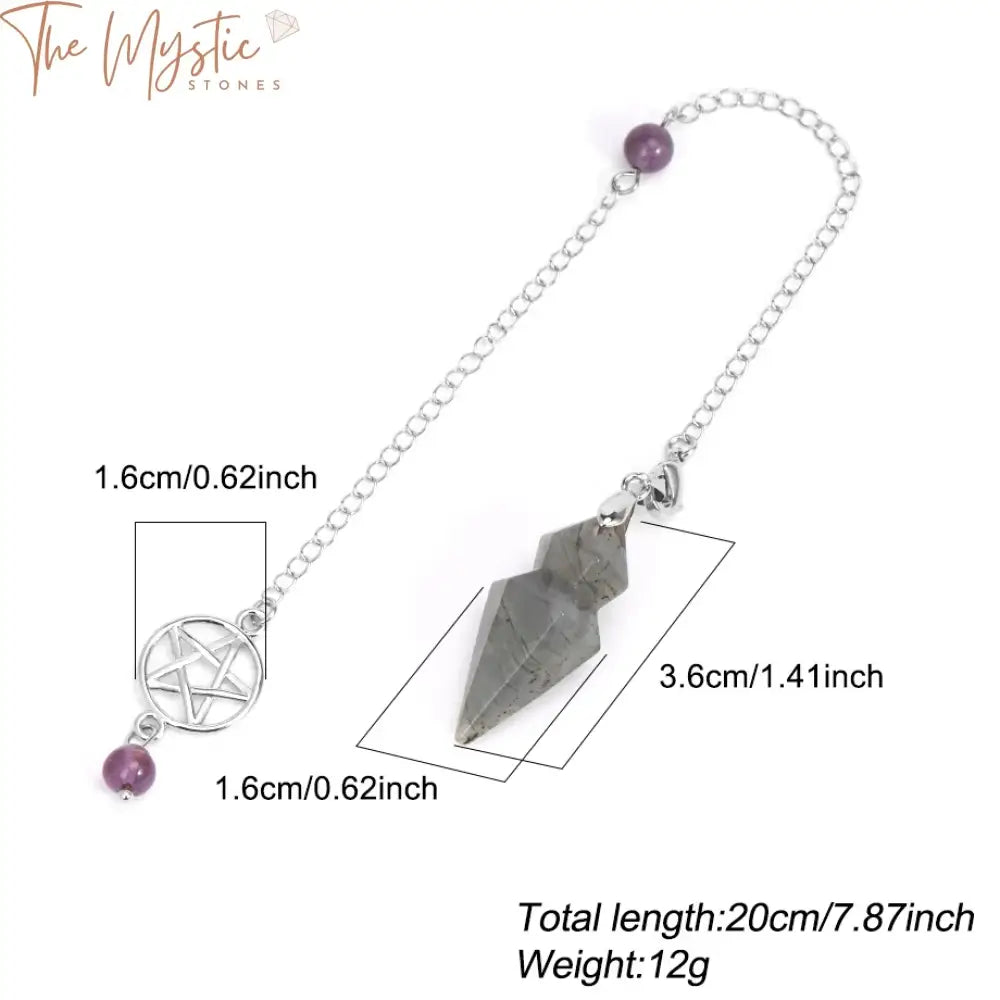 Natural Stone Divination Pendulum