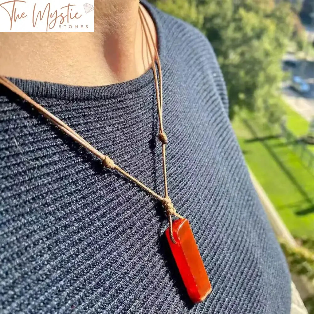 Natural Stone Healing Crystal Necklace