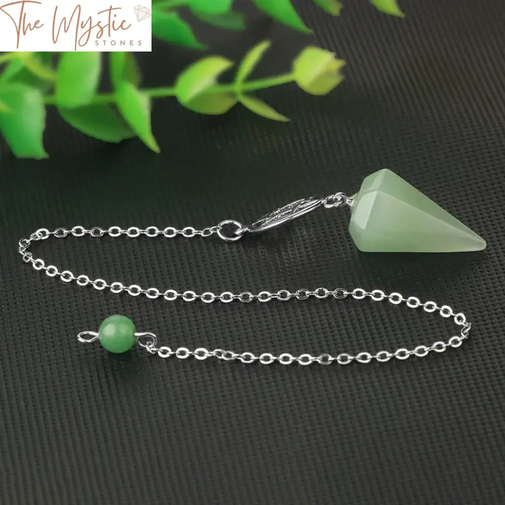 Natural Stone Pendulum Amulet