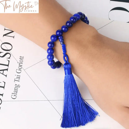 Natural Stone Tassel Bracelet