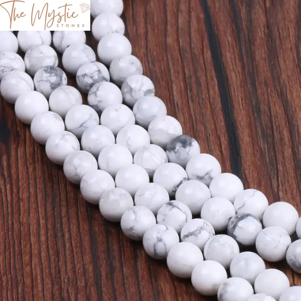 Natural White Howlite Turquoise Spacer Beads