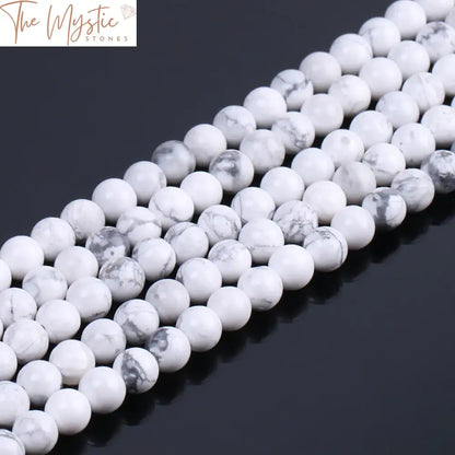 Natural White Howlite Turquoise Spacer Beads