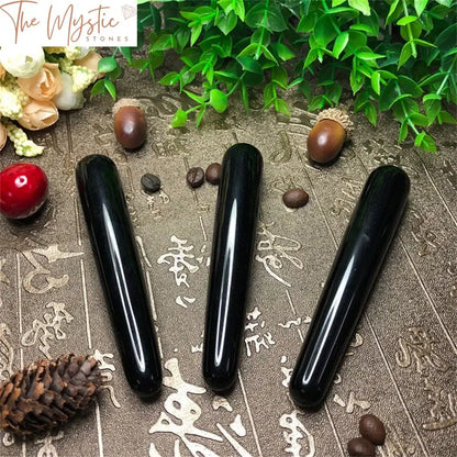 Obsidian Crystal Healing Wand