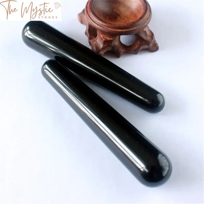 Obsidian Crystal Healing Wand