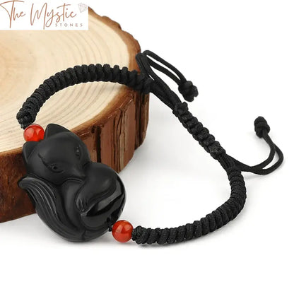 Obsidian Pixiu Energy Bracelet