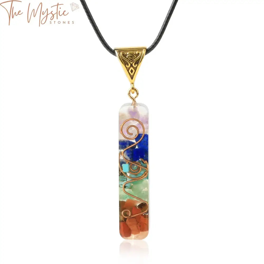 Om Orgonite Chakra Healing Pendant