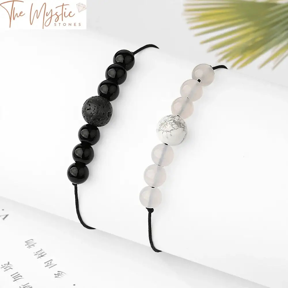 Onyx Agate Braided Bracelet