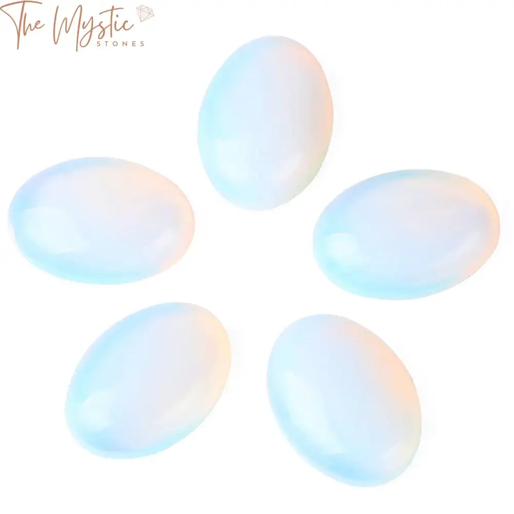 Opal Dome Oval Cabochons - No Hole Flat Back Gemstones