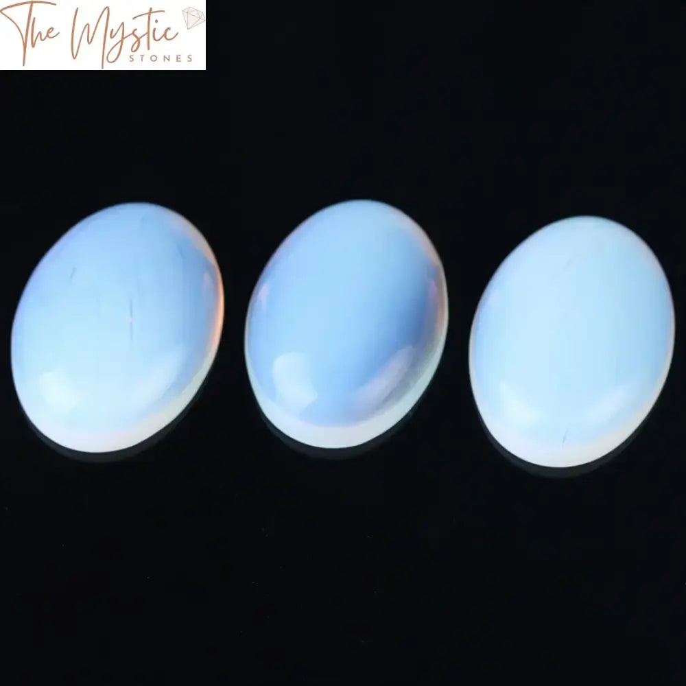 Opal Dome Oval Cabochons - No Hole Flat Back Gemstones