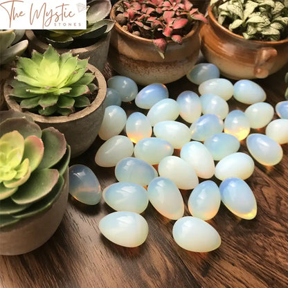 Opalite Quartz Crystal Eggs - 5Pc Set