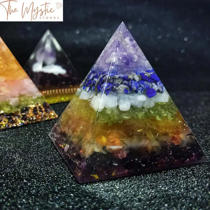 Orgonite Energy Pyramid With Natural Stones