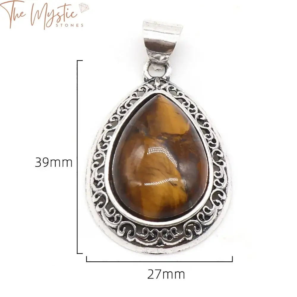 Oval Agate Healing Pendant