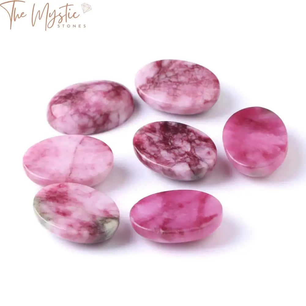 Oval Natural Gemstone Beads - No Hole