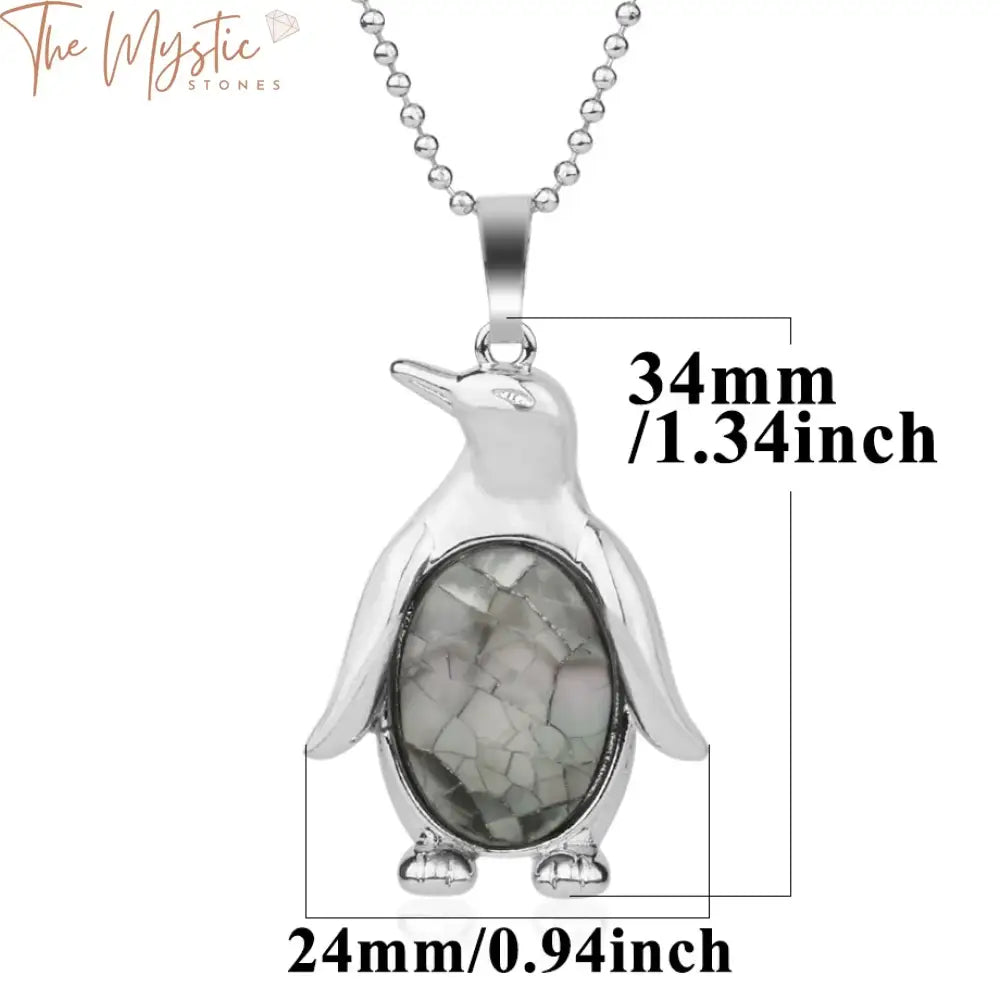 Penguin Shell Pendant Necklace