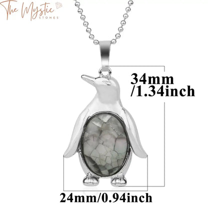 Penguin Shell Pendant Necklace