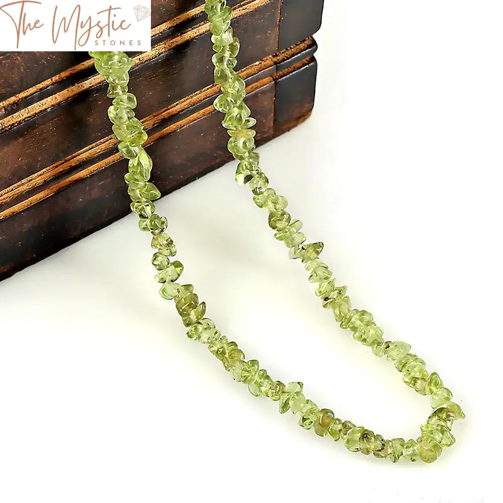 Peridot Olivine Crystal Chips 5-7Mm