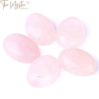 Pink Crystal Oval Cabochon Bead