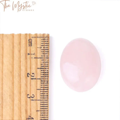 Pink Crystal Oval Cabochon Bead