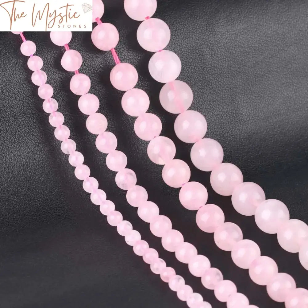 Pink Quartz Natural Stone Beads