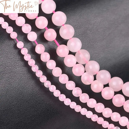 Pink Quartz Natural Stone Beads