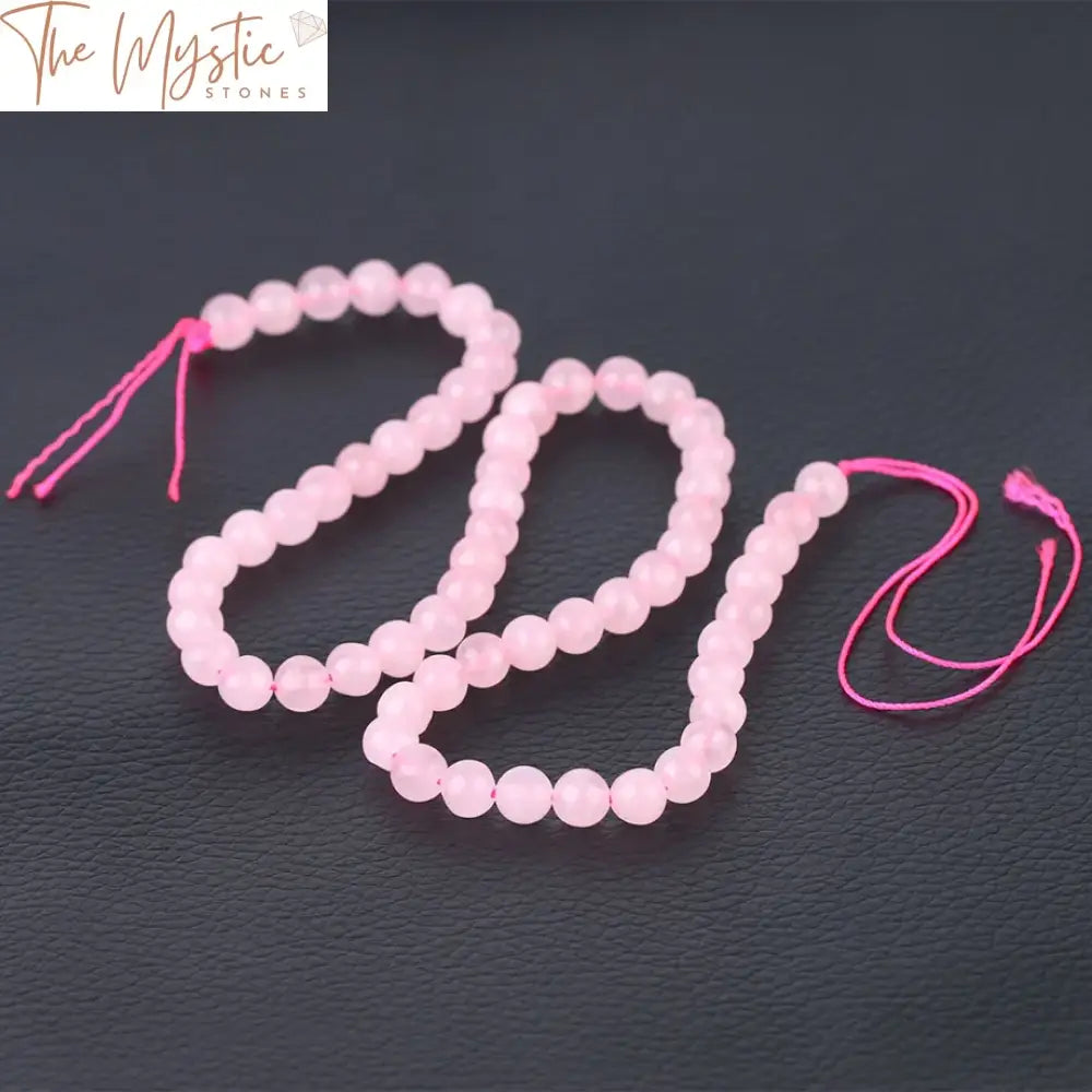 Pink Quartz Natural Stone Beads