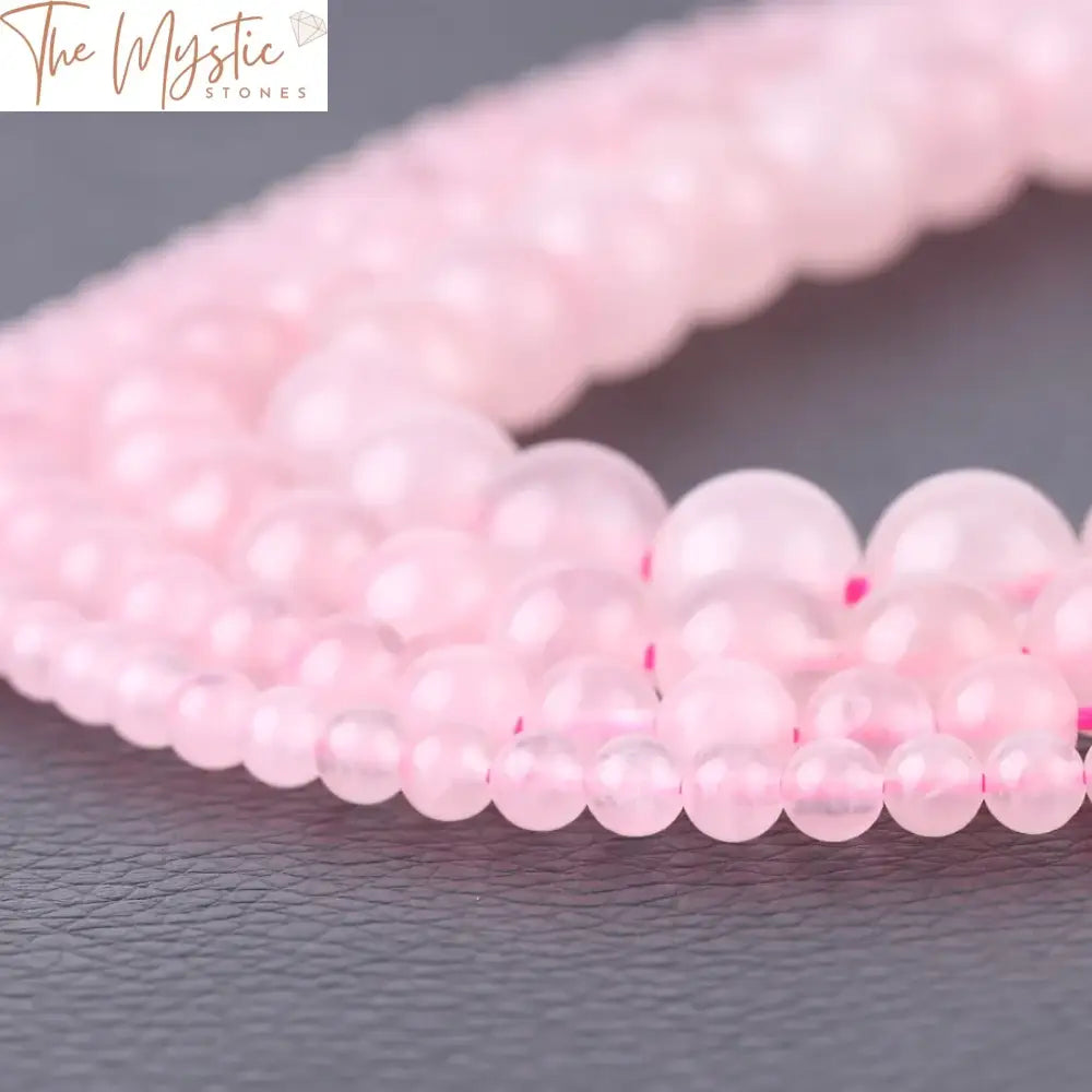 Pink Quartz Natural Stone Beads