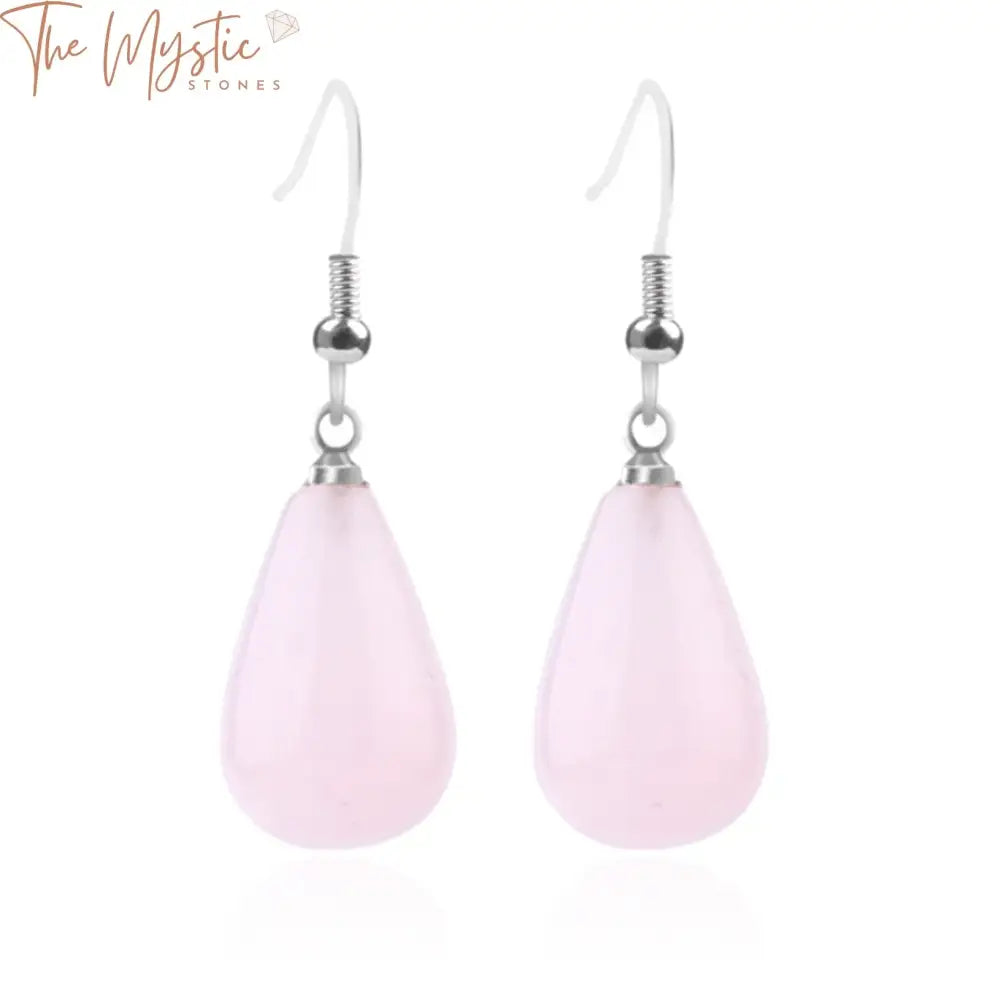 Pink Quartz Reiki Jewelry Set