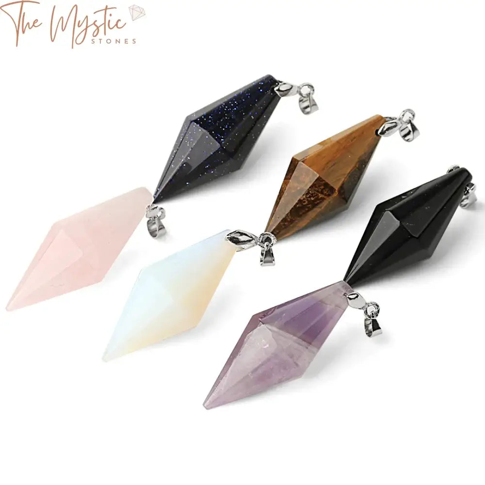 Pink Quartz Symmetry Cone Reiki Necklace