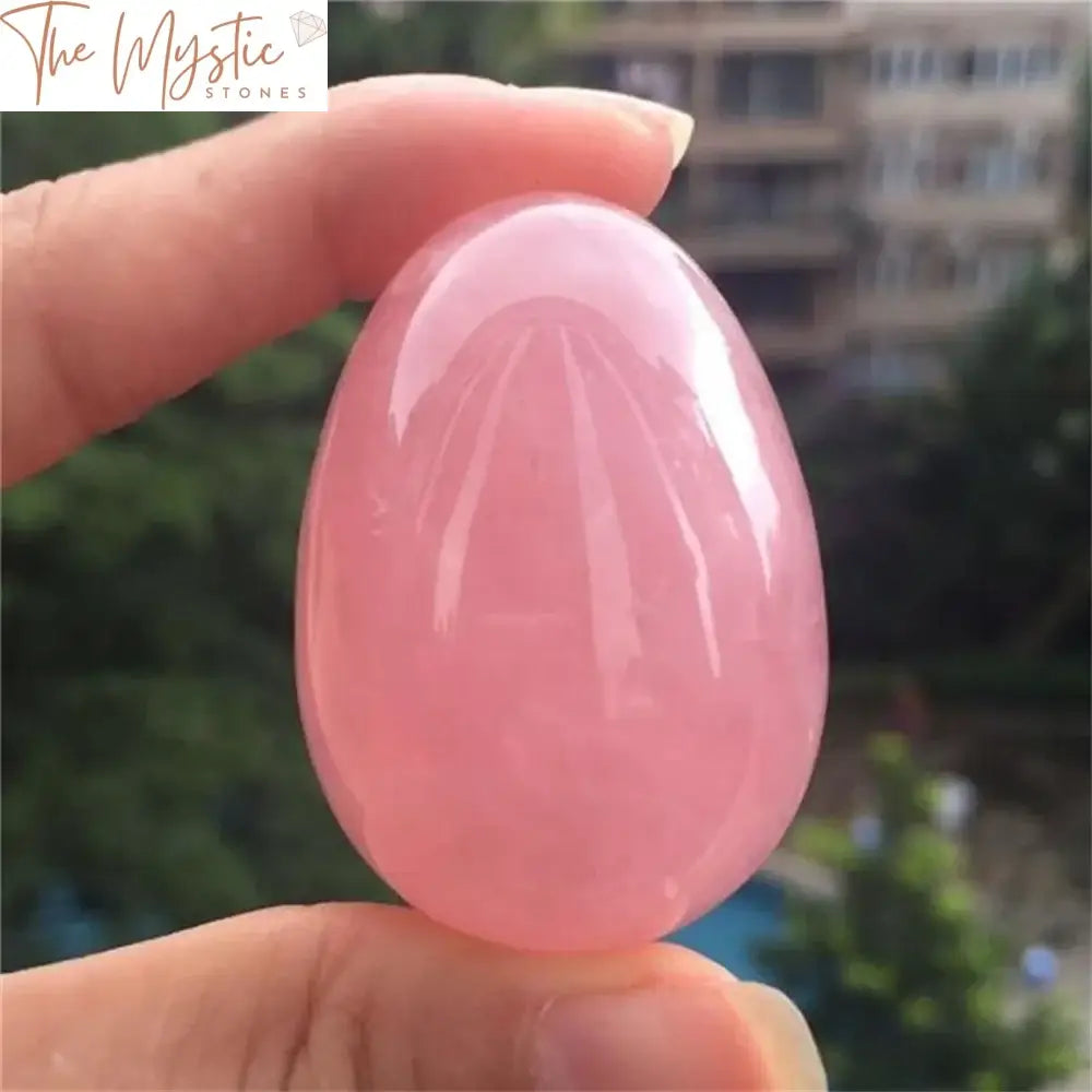 Pink Rose Quartz Crystal Healing Sphere