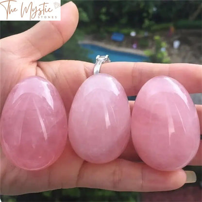 Pink Rose Quartz Crystal Healing Sphere