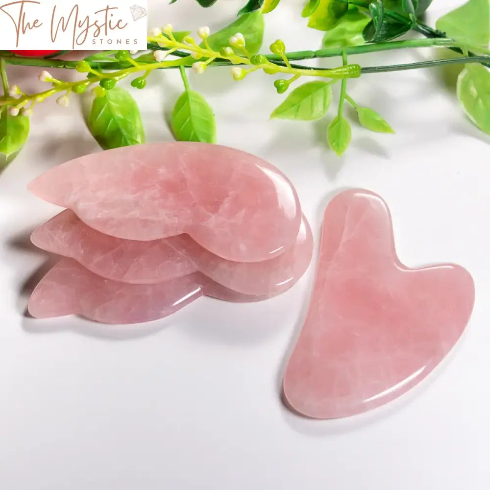 Pink Rose Quartz Gua Sha Board