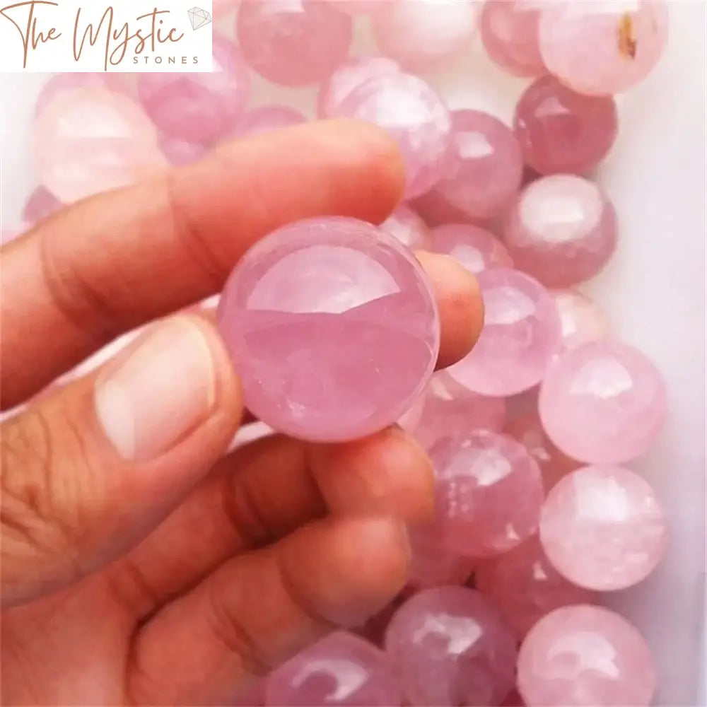 Pink Rose Quartz Healing Sphere