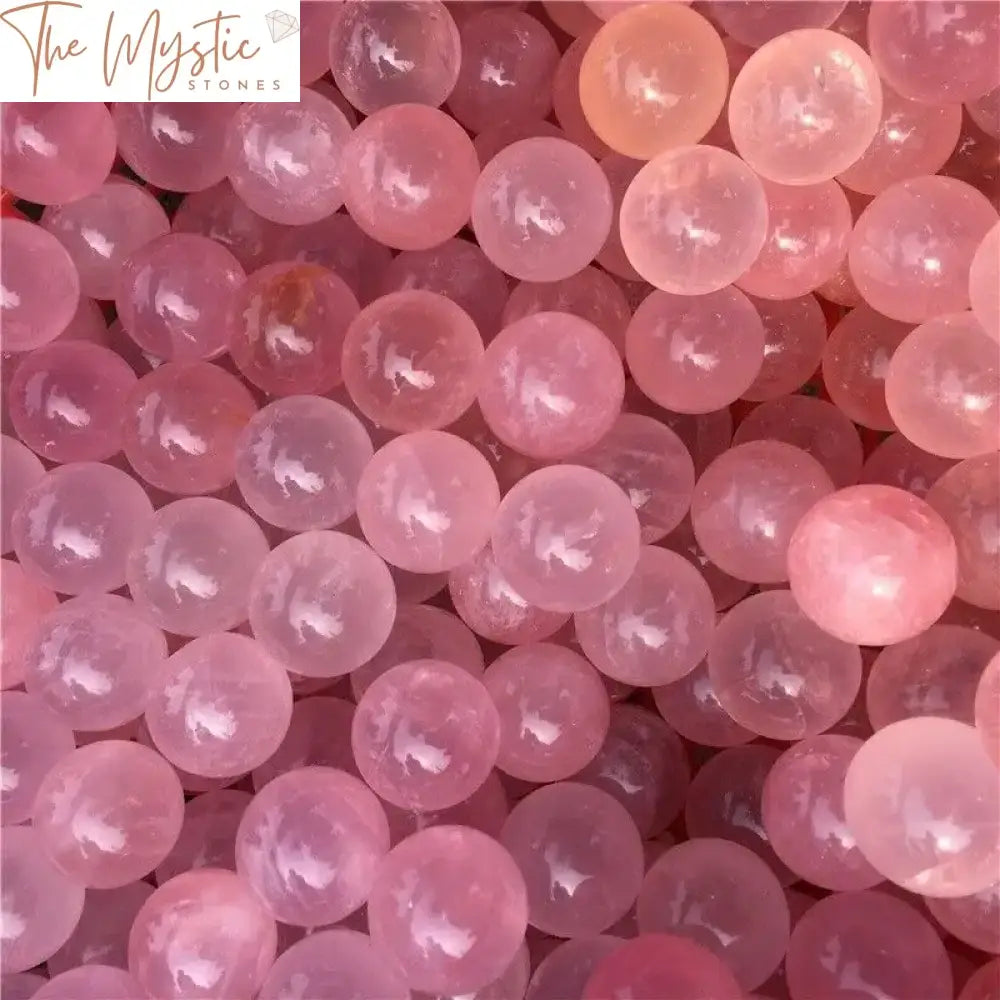 Pink Rose Quartz Reiki Sphere