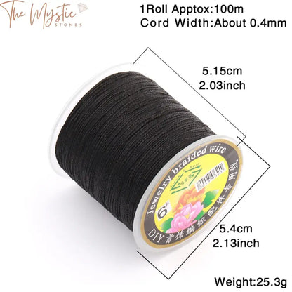 Polyamide Nylon 6-Strand Cord For Diy Macrame And Jewelry