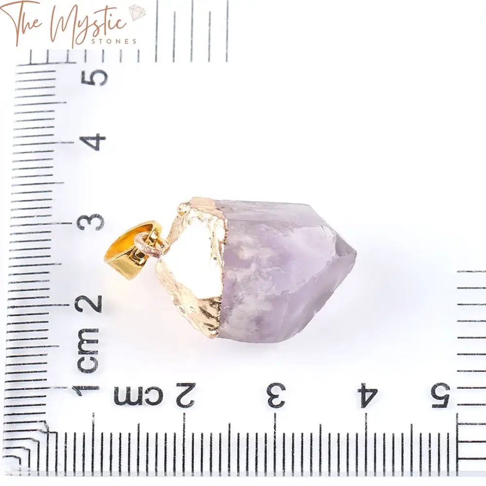 Purple Crystal Quartz Pendant