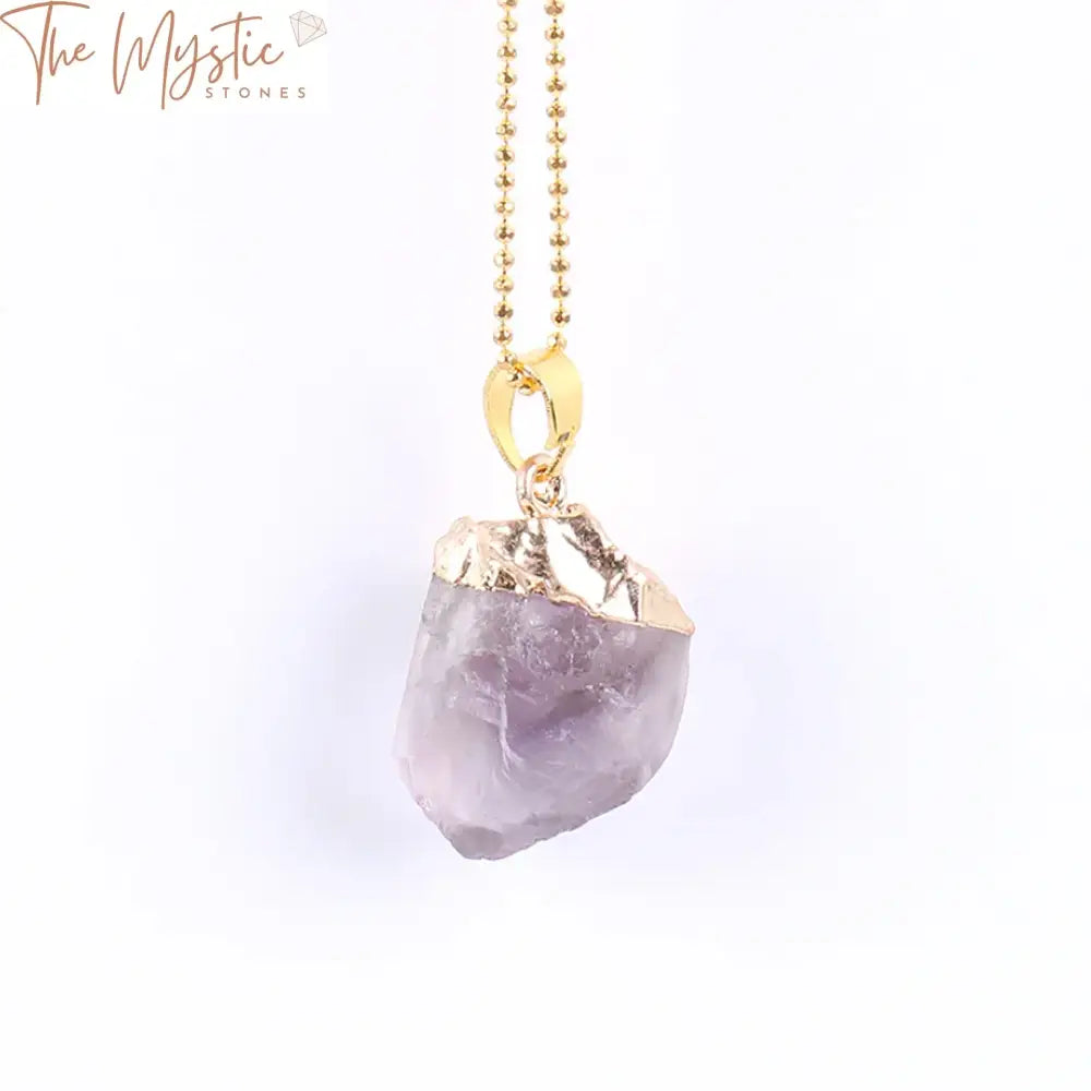 Purple Crystal Quartz Pendant