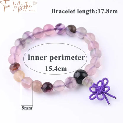 Purple Fluorite Chakra Bracelet