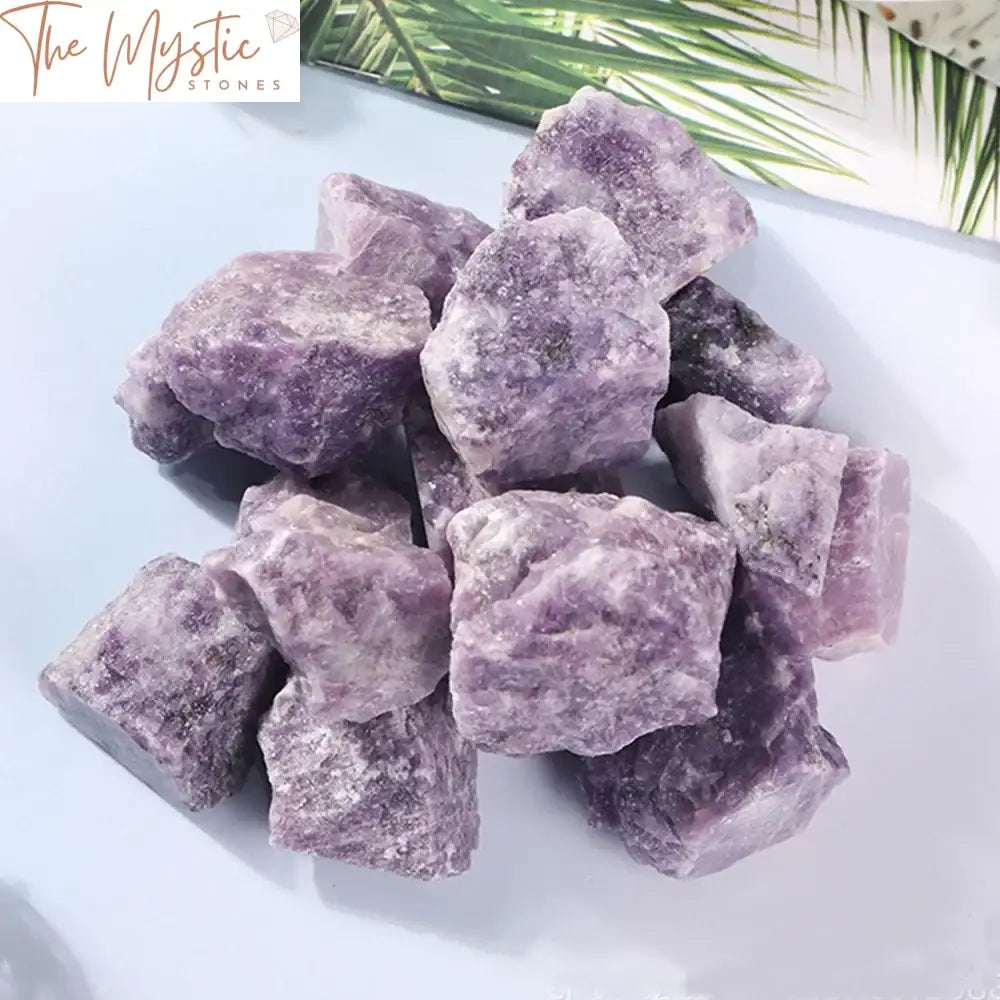 Purple Lepidolite Reiki Quartz Specimen