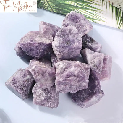 Purple Lepidolite Reiki Quartz Specimen