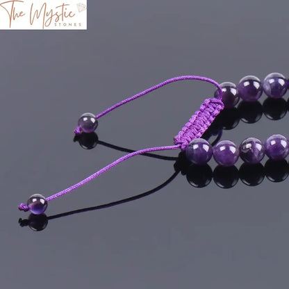 Purple Quartz Chakra Bracelet