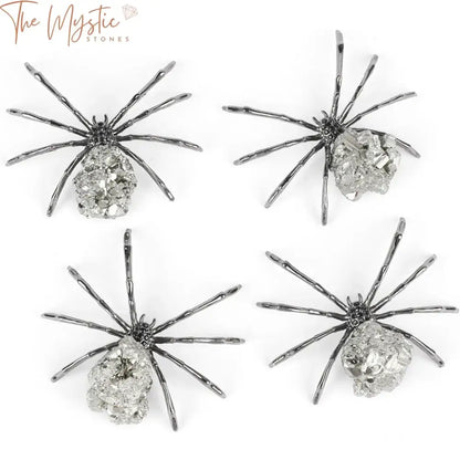 Pyrite Spider Ornament